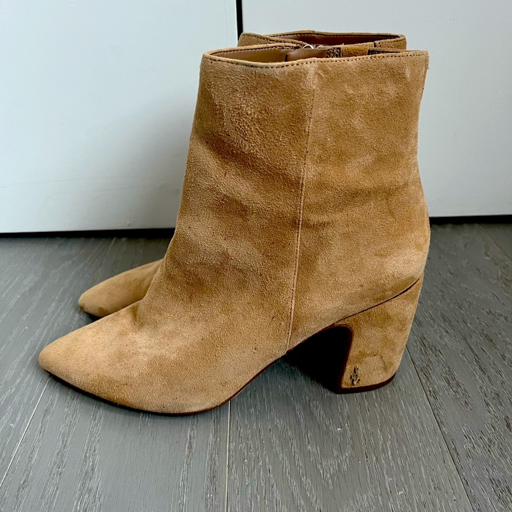 Suede Tan Sam Edelman Booties